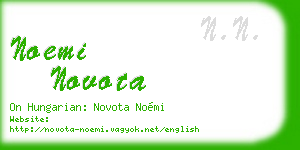 noemi novota business card